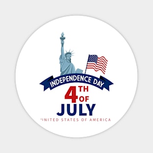 Independence Day Of America Magnet